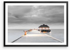 Meet you there Framed Art Print 237751702