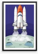 Rockets and Robots Framed Art Print 238655528