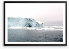 Glaciers Framed Art Print 239048946