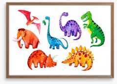 Dinosaurs Framed Art Print 239980620