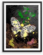 Butterfly breeze Framed Art Print 24125335