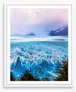 Glaciers Framed Art Print 242101564