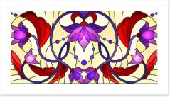 Stained Glass Art Print 242449026