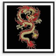 Dragons Framed Art Print 242761581