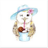 Owls Art Print 244861038