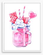 Pretty Pink Framed Art Print 245365881
