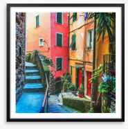 Colours of Vernazza Framed Art Print 245606610