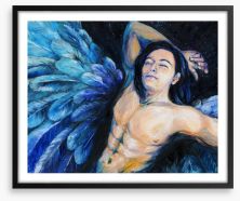 Angel of darkness Framed Art Print 24645238