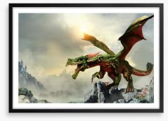Dragons Framed Art Print 246454304