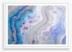 Crystal ocean Framed Art Print 247564074