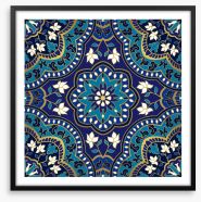 Persian blues I Framed Art Print 248375019
