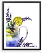 Lavender spritz Framed Art Print 248754446