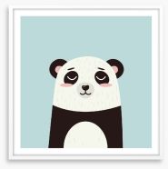 Panda eyes Framed Art Print 248943332