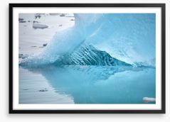 Glaciers Framed Art Print 249080826