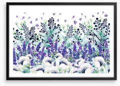 The winter garden Framed Art Print 249861703