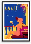 Remember Amalfi Framed Art Print 250446747