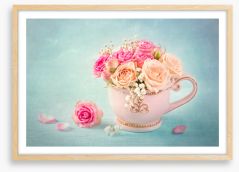Pink rose teacup 2
