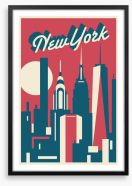 New York deco Framed Art Print 254993449