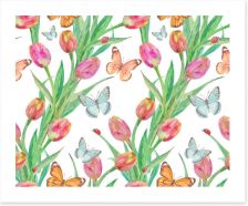 Butterflies Art Print 255389776