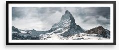 Matterhorn mountain moods Framed Art Print 255784802