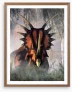 Styracosaurus surprise Framed Art Print 258125807