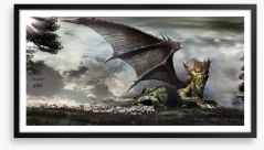 Dragons Framed Art Print 258664510