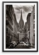 Barcelona beacon Framed Art Print 258777692