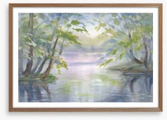 On the river Framed Art Print 260759394