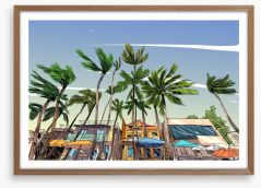 Beach House Framed Art Print 261265847