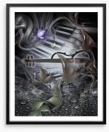The curious melody Framed Art Print 261407576