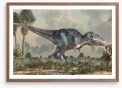 Tyrannosaurus tramp Framed Art Print 262846333