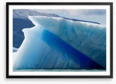 Glaciers Framed Art Print 264041634