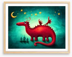Red dragon moonlight