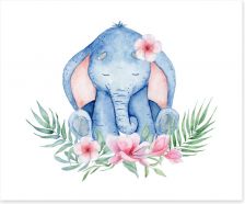 Elephants Art Print 264693386