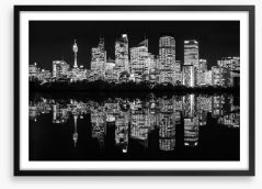Sydney light reflections Framed Art Print 266325707
