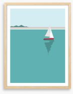 Sunday sailing Framed Art Print 266446416
