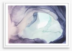 The ice tunnel Framed Art Print 266468873