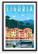 Remember Liguria Framed Art Print 267805627