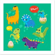 Dinosaurs Art Print 267943962