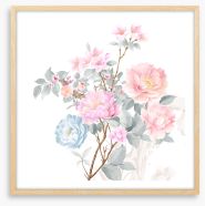 Petals of spring Framed Art Print 268252213