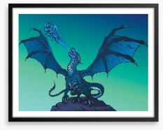Dragon's breath Framed Art Print 268382907