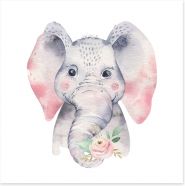 Elephants Art Print 268699022