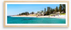 Cottesloe beach panorama Framed Art Print 269674843