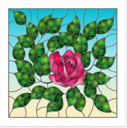 Stained Glass Art Print 271608764