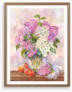 A touch of apricot Framed Art Print 272587972