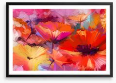 Blooming hot Framed Art Print 274681059