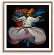Whirling and twirling Framed Art Print 274696910