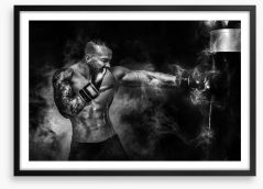 Power punch Framed Art Print 276558437