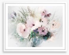 Winter bloom aquarelle Framed Art Print 277386273