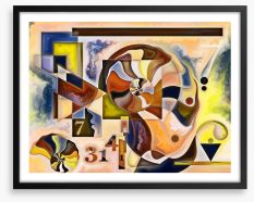 The enigma of time Framed Art Print 278252444